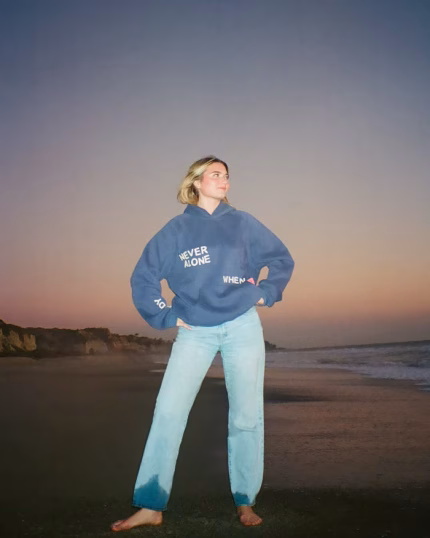 Blue Dandy All My Friends Luxe Oversized Hoodie